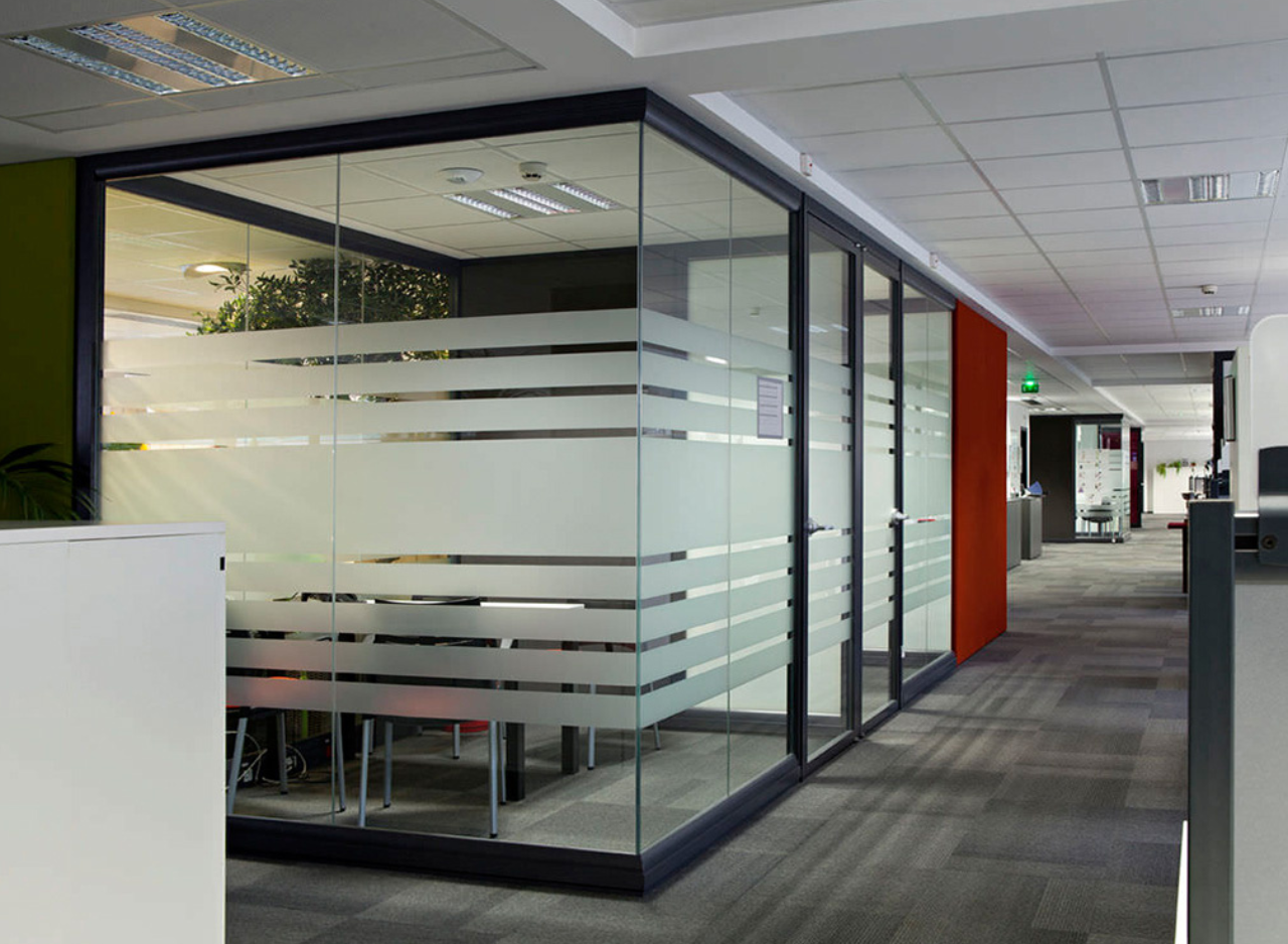 Glass Office Cabin