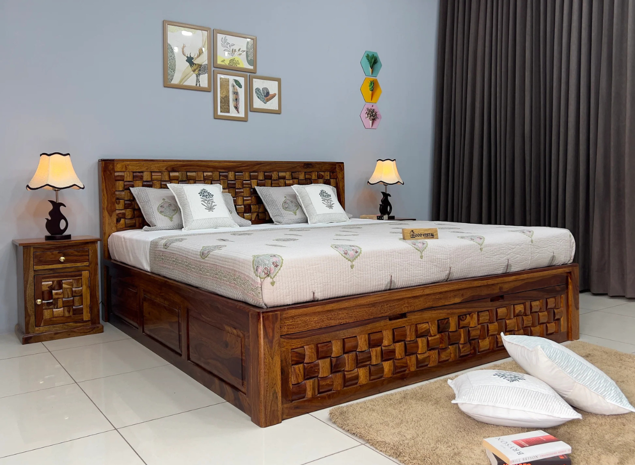 Wooden Bed