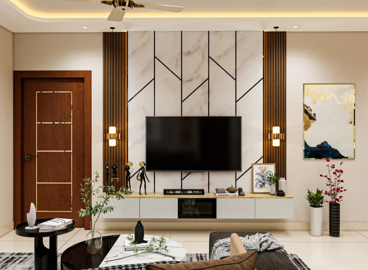 Wooden TV Panel